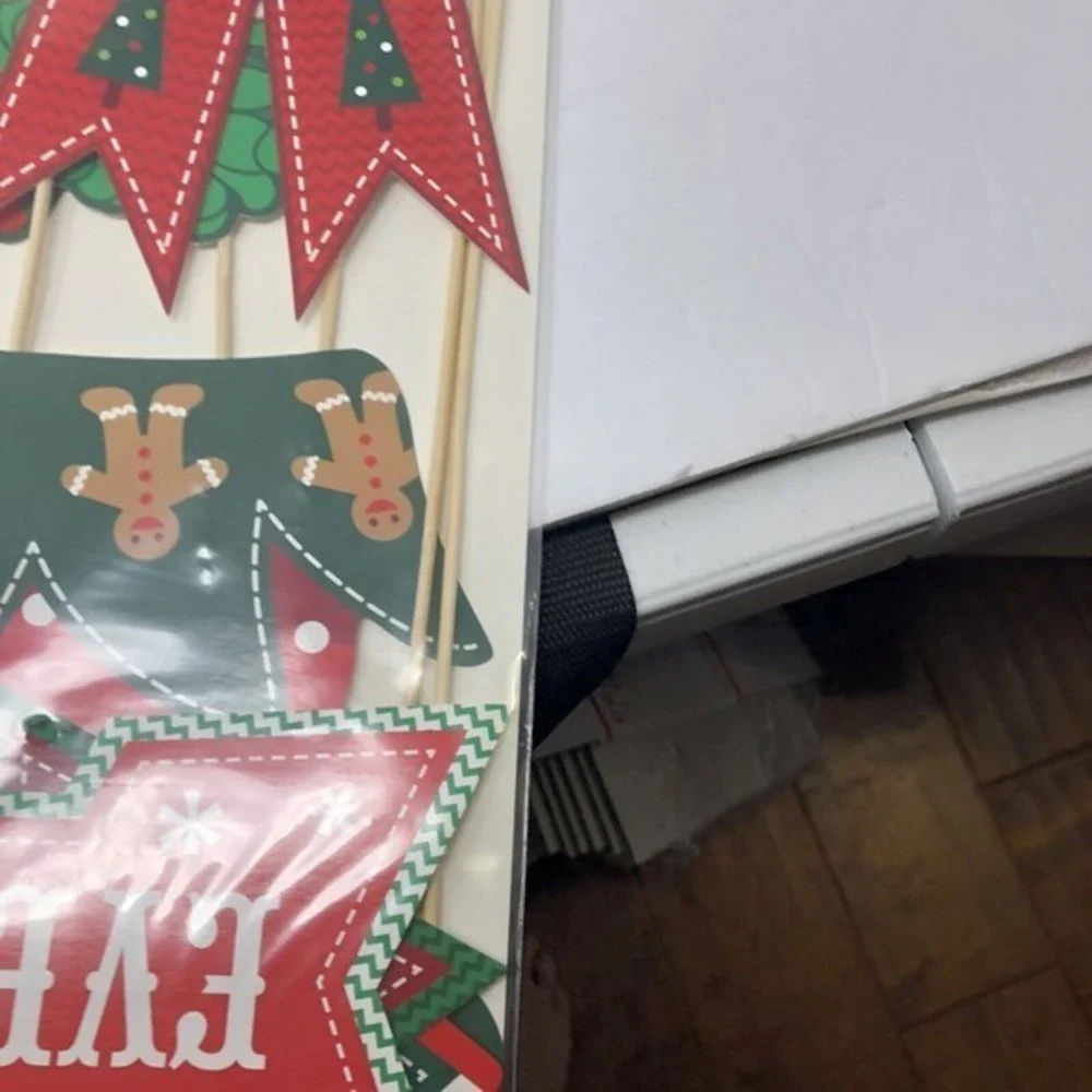 Christmas Ugly Sweater Party Photo‎ Stick Props Awards Apparel Accessories 12pc
